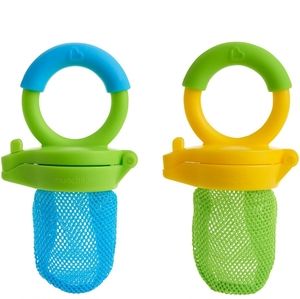 NWOT💚💙💚Munchkin Fresh Food Feeder, 2 Pack, Blue/Green